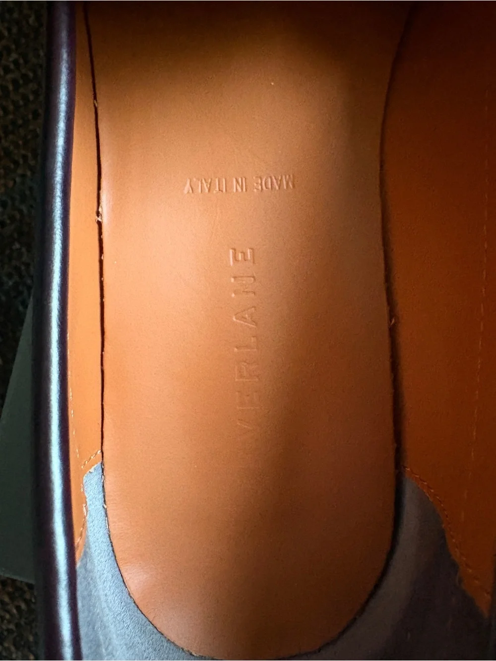 Everlane Women's Burgundy Patent Leather Loafers